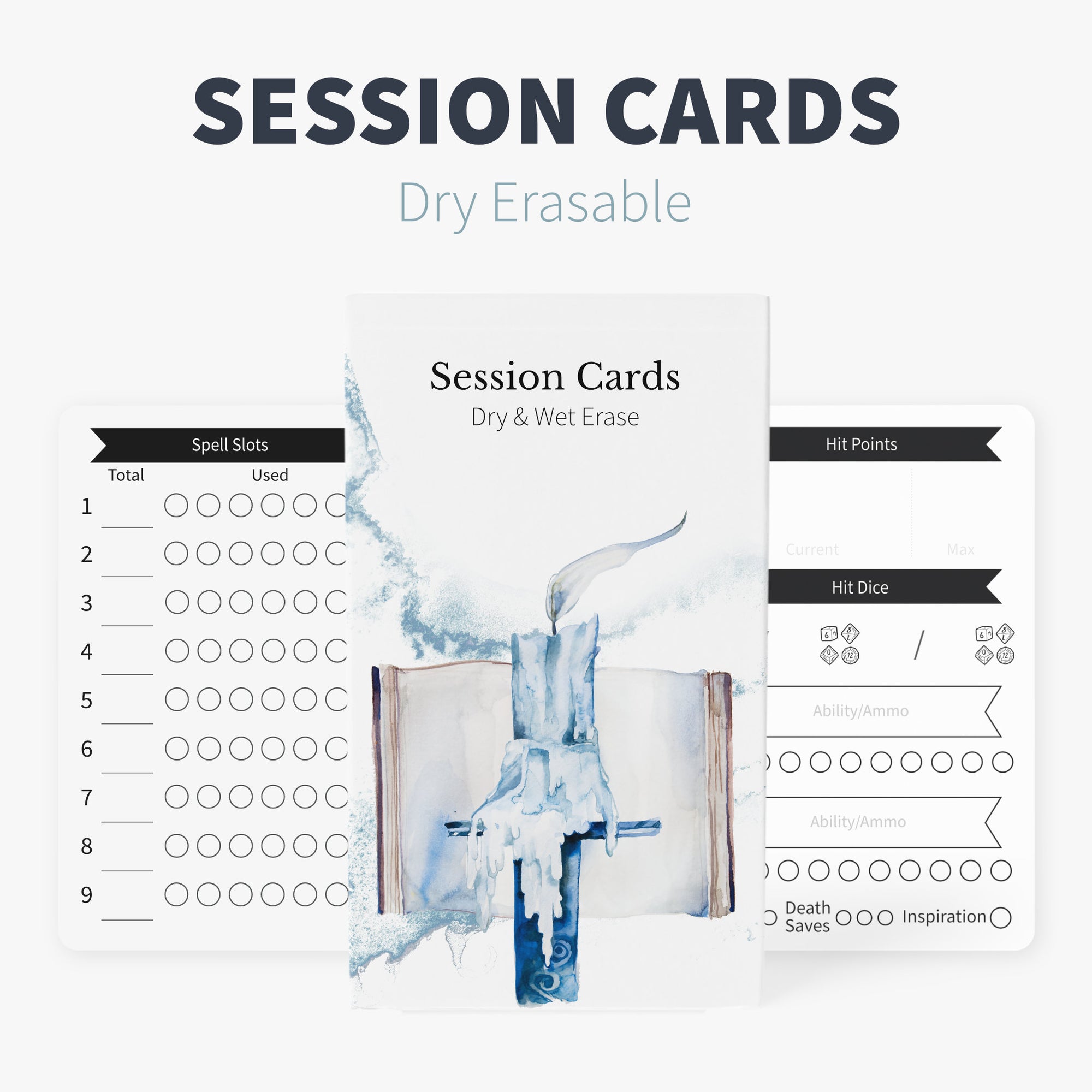 Spell Slot & Session Dry Erase Cards