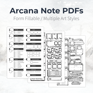 Arcana Note PDFs